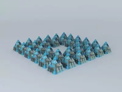 Pyramid upon Pyramid 3D model