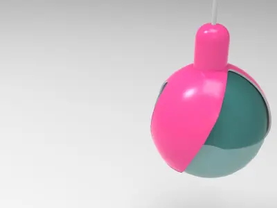 Juhe Lamp Low-poly 3D model