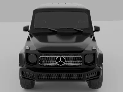 Mercedes-Benz G500 3D Model Low-poly 3D model