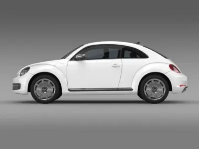 VW Beetle Fender Edition 2012 3D model