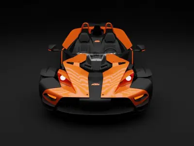 KTM X-BOW R Low-poly 3D model