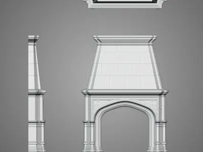 Fireplace Sunbury - 3D printing 3D print model