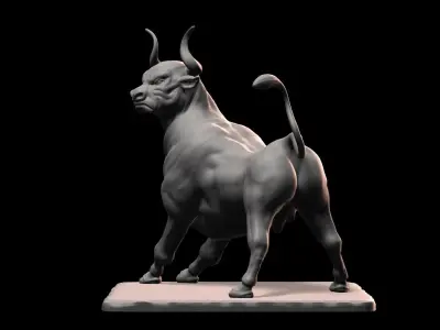 3D Model for 3D Printing - Toro Sculpture 3D print model