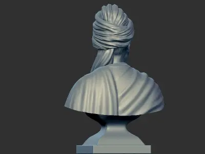 Swami Vivekanand Bust 3D print model