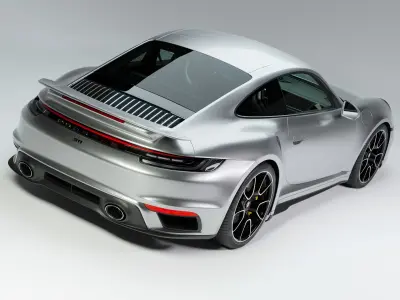 Porsche 911 Turbo S 992 2020 3D model