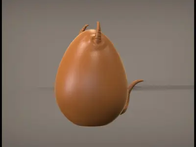 Evil Egg 3D print model