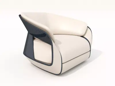 Modern Sofa and Armchair 6 3D model