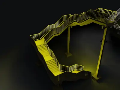 Miniature 3D Printing Structure Type-3 3D model