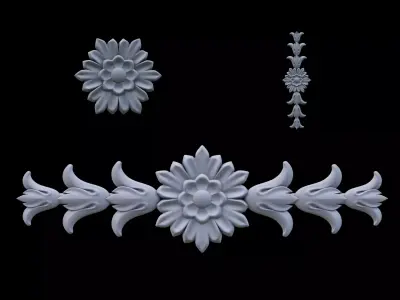 Pattern Details - Flower 3D print model