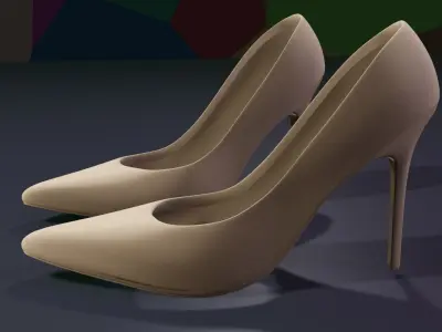 Classic pumps Free 3D model