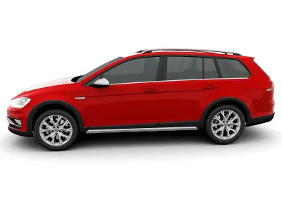 Volkswagen Golf Alltrack 2015 3D model