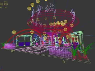 Exhibition - Area - 15X20-3DMAX2009-11419 3D model