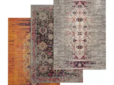 Rug Set 2101 3D model