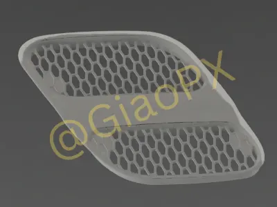 Subaru Impreza GC8 V6 Hood Vent 3D print model