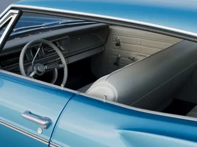 Chevrolet Impala 4-Door 1966 3D print model