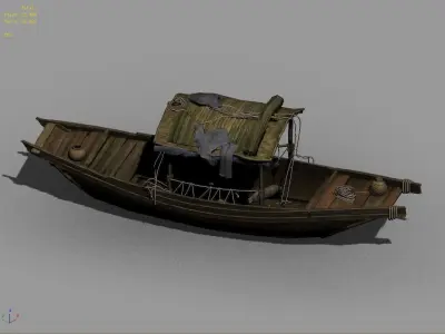 Game Journey to the West - Fishing Boat 3D model