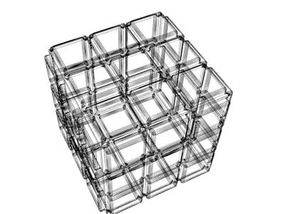 Rubic Cube Games 3D model