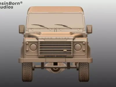 Land Rover Defender 110 Station Wagon 2011  3D print model