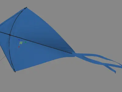 Wind Kite 3D model