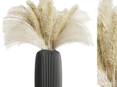 Home Decor Dry PlantV1 3D model