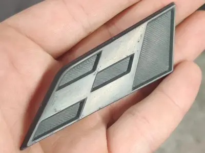 Seat Cupra Flag - Front Grill Badge 3D print model