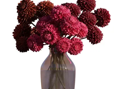 DAHLIA Bouquet 3D model