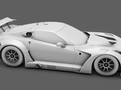  Chevrolet Corvette C7 GT-R GT3 HP 3D model