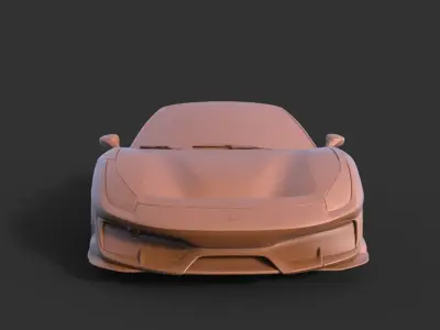 Ferrari 488 Pista Spider 3D print model