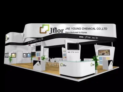 Booth - Area - 15X8-3DMAX2009-03 3D model