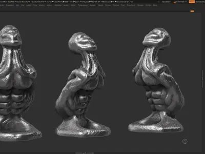 human modern sculpture 3d print model 89 3D print model