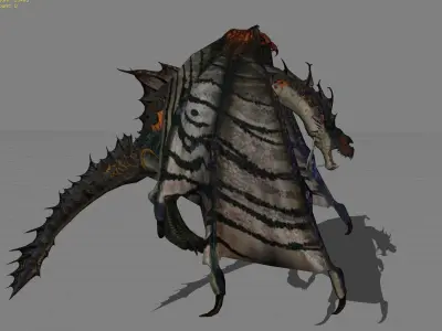 Dragon Fantasy Animal  Low-poly 3D model