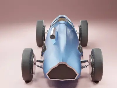 Formula One Talbot Lago T26C 3D model