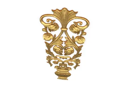 Classic decor ornament 156 3D model