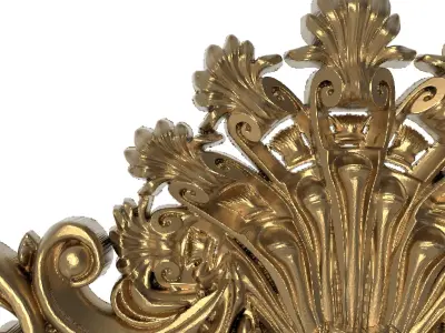 decorative pattern ready for 3D printing 3D model