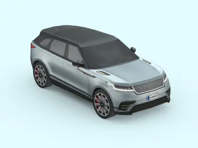 Land Rover Range Rover Velar Low-poly 3D model