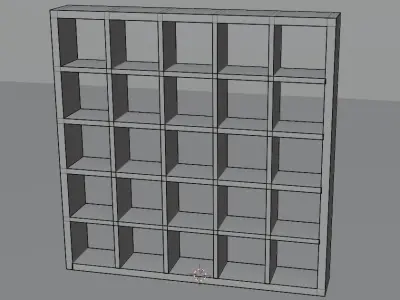 Wooden rack Free 3D model