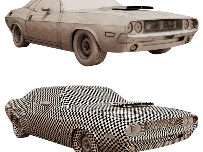 Dodge Challenger 1970 3D model