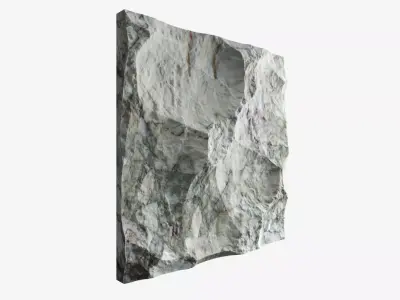 504-RockPanel piece of rock 3D model