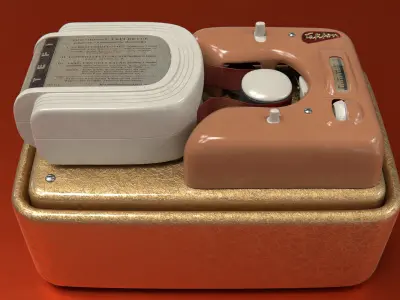 Tefifon vintage sewing machine 3D model