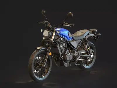 Base model Honda CL500 2023 3D model