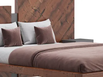 Nazare bed 2 3D model