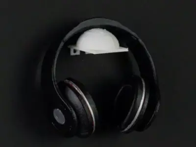 support headphone 3D print model
