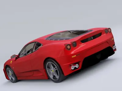 Ferrari F430 model in Blender 3D 3D model