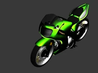 kawasaki ninja 3D model