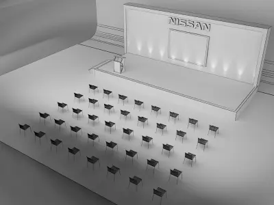 Event Exhibition Setup a333  3D model