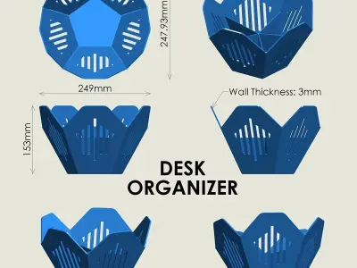 Desk Organizer 3D print model