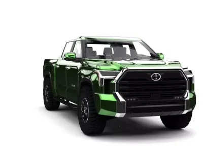 TOYOTA TUNDRA 2022 SR5  Low-poly 3D model