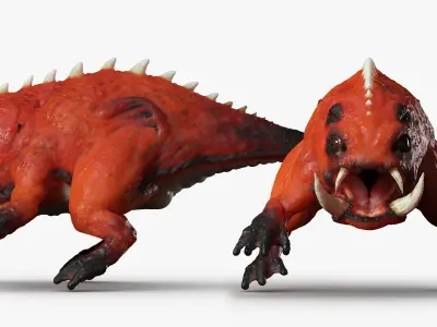 Lizard Demon 3DS Max 3D model