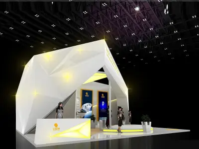 Exhibition - Area - 12X9-3DMAX2011-04 3D model