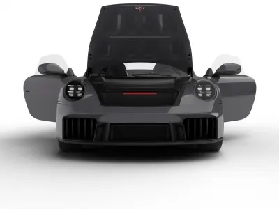 Porsche 911 Carrera GTS 2025 HQ 3d model 3D model